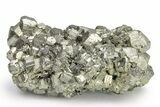Striated Pyrite Crystal Cluster - Peru #225963-1